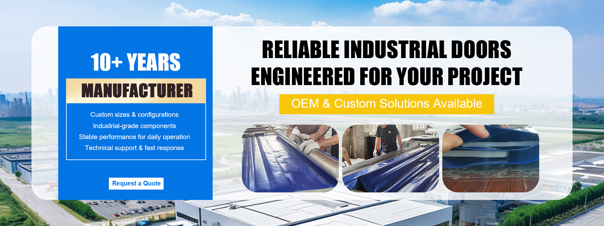 Quality Industrial High Speed Door factory