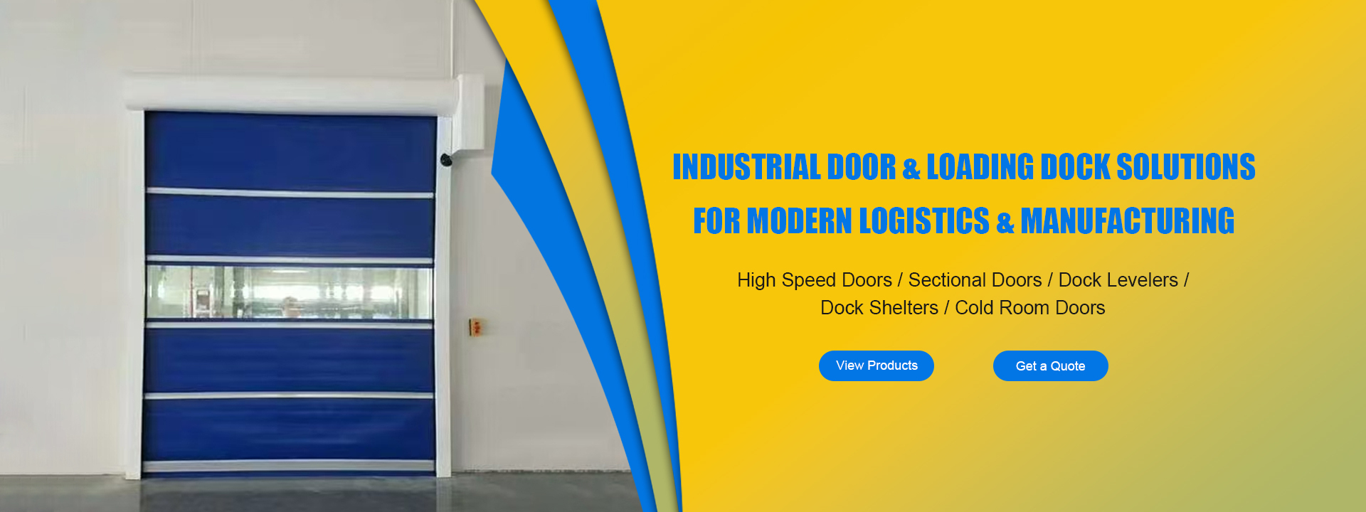 Quality Industrial High Speed Door factory