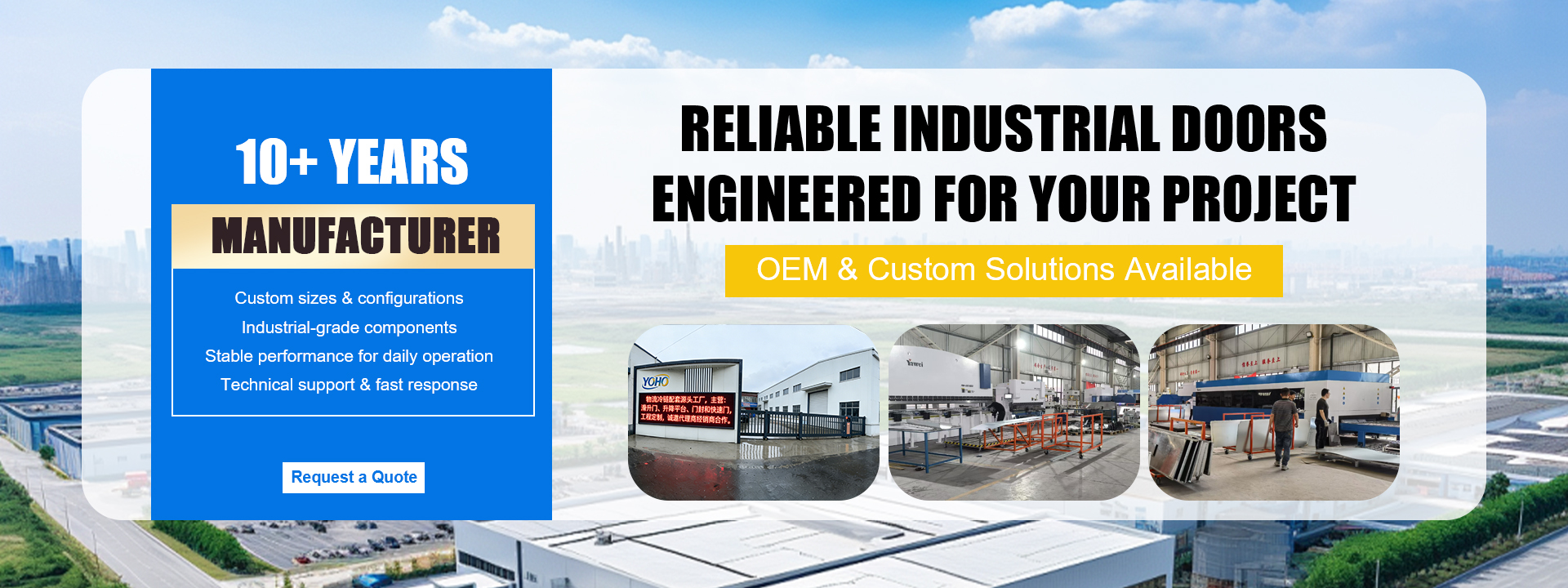 Quality Industrial High Speed Door factory