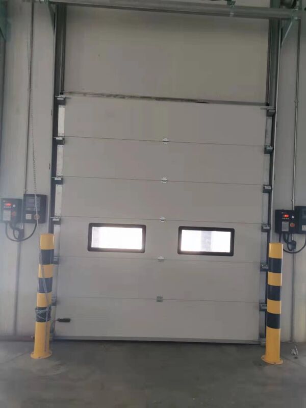 Painted Steel Industrial Sectional Overhead Door For Warehouse Exterior Applications
