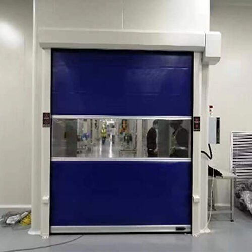 PVC Curtain / Galvanized Steel / Stainless Steel Industrial High Speed Door For High-Traffic Loading Dock Zones