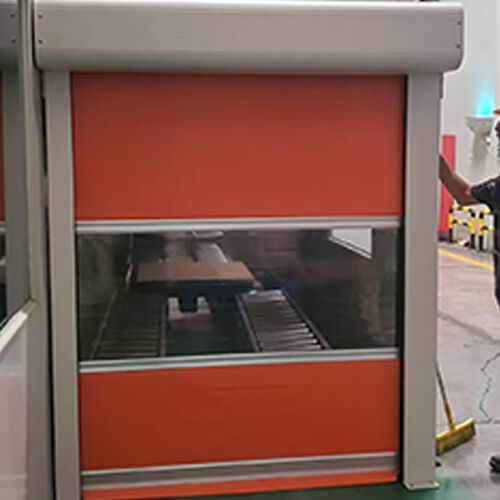 Safety-Enhanced Industrial High Speed Rapid Door For Internal Facility Passageways