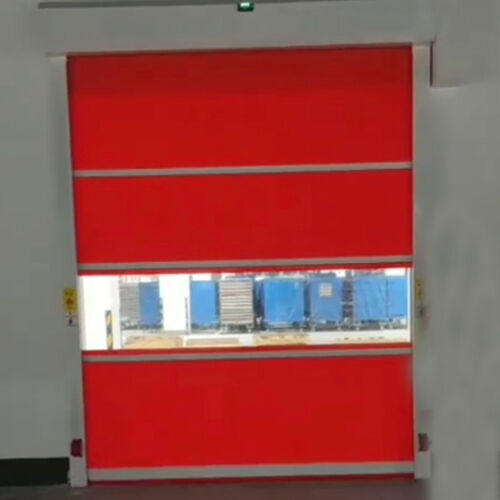 PVC Curtain / Galvanized Steel / Stainless Steel Industrial High Speed Door For High-Traffic Loading Dock Zones
