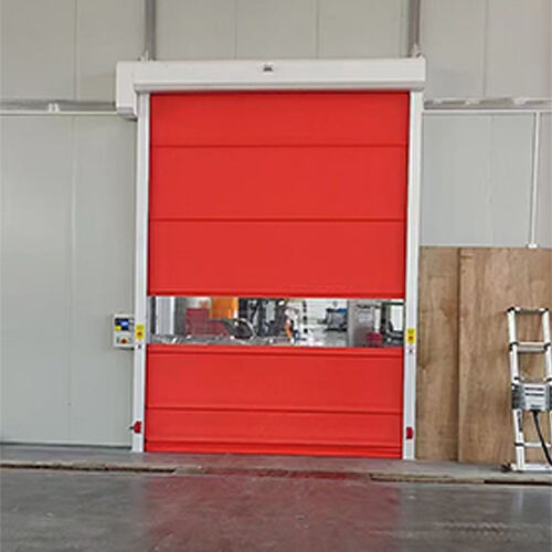 0.75KW-1.5KW Industrial High Speed Door For Supermarket Back-Room Storage Area Access