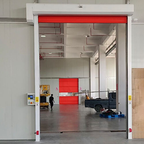 Large-Size Wind-Resistant Industrial High Speed Door For Automotive Production Facilities