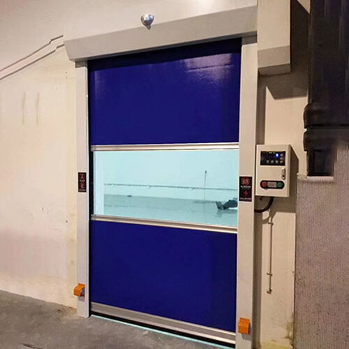 380V 220V Energy Efficient PVC Industrial High Speed Door For Textile Manufacturing