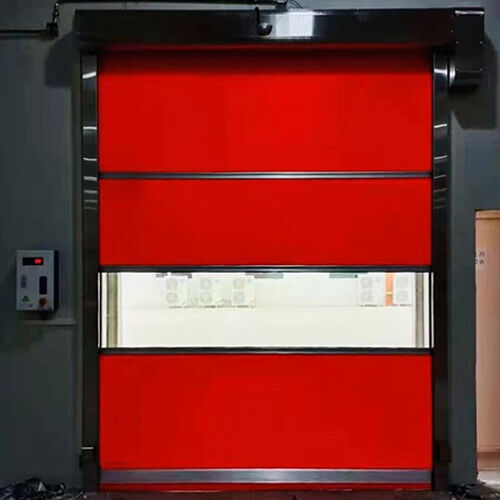 Stainless-Steel Structure Industrial High Speed Door For Packaging Facility Applications