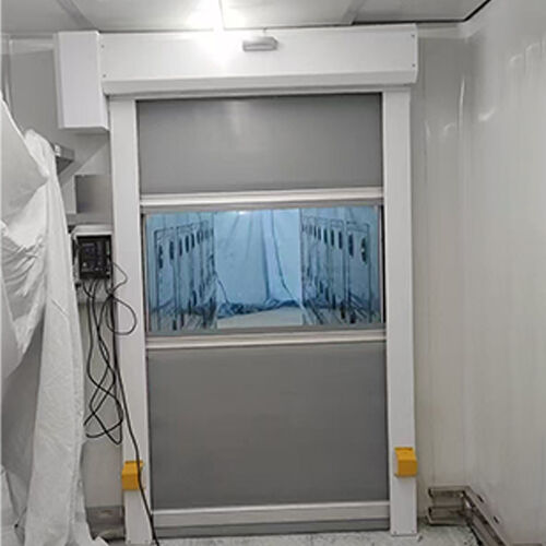 -10°C-60°C Temperature Range PVC Industrial High Speed Door For Logistics Warehousing