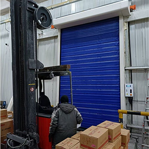 Hygiene Insulated High Speed Door , Safety Industrial Rapid Door For Food Industry