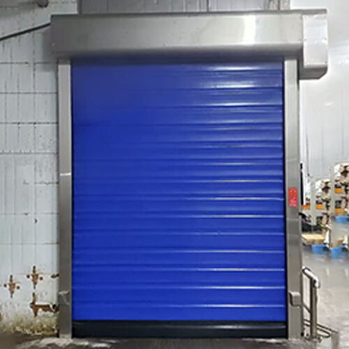 Hygiene Insulated High Speed Door , Safety Industrial Rapid Door For Food Industry