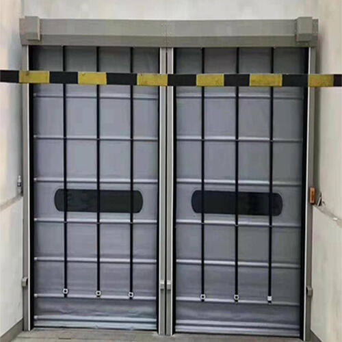 Wind Resistant High Speed Stacking Door 0.6m/s–1.2m/s For Office Logistics Channels
