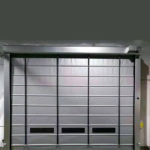 0.6m/s-1.2m/s Insulated Industrial High Speed Folding Door for Beverage Processing Operations