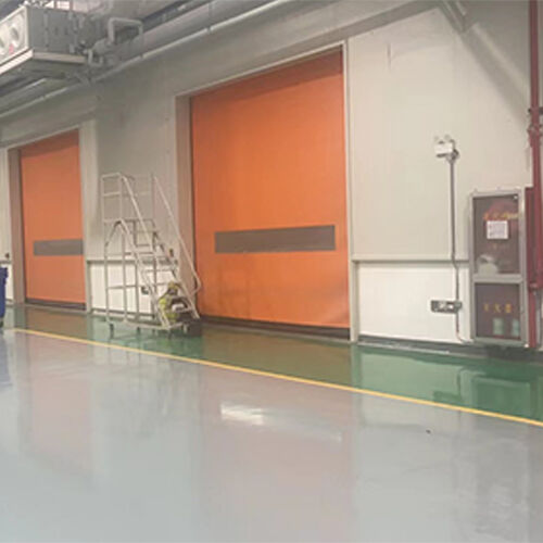 High Speed Self-Repairing Industrial Door Equipped With Multiple Opening Methods For Logistics Center