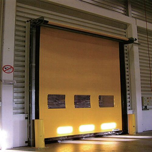 Self Repairing Reduced Downtime Industrial High Speed Zipper Door for Warehouse Internal Aisle Operations
