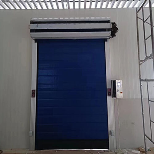 Low Temperature PVC Insulated Cold Room High Speed Freezer Door for Cold Storage Applications
