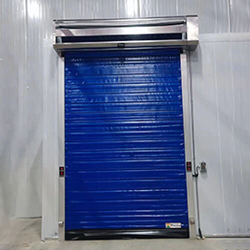 Automatic PVC Roll Down Security High Speed Freezer Door for Cold Storage Projects