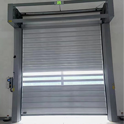 Wind-Resistant Aluminum Spiral High Speed Roll Up Door For Loading Dock Passage Access