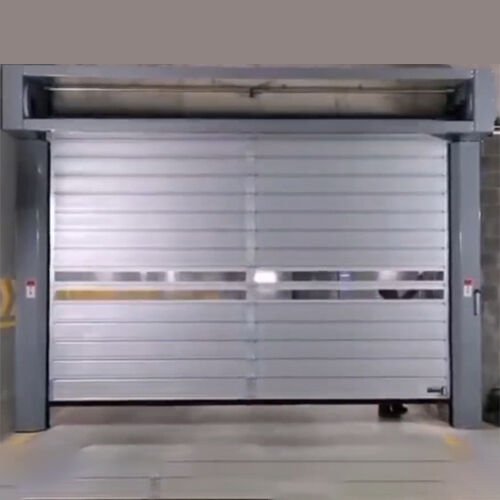 Wind-Resistant Aluminum Spiral High Speed Roll Up Door For Loading Dock Passage Access