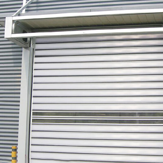 0.6-1.5m/s Aluminum Alloy Spiral High Speed Rapid Access Door For Machining Workshop Operations