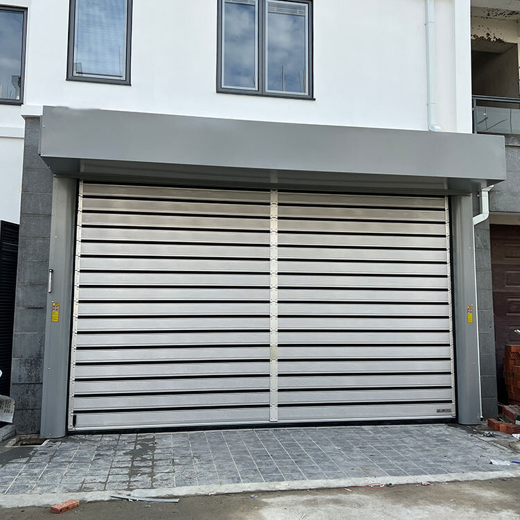0.75KW-1.5KW Turbo Spiral High Speed Rolling Garage Door Featuring Galvanized Frame Construction