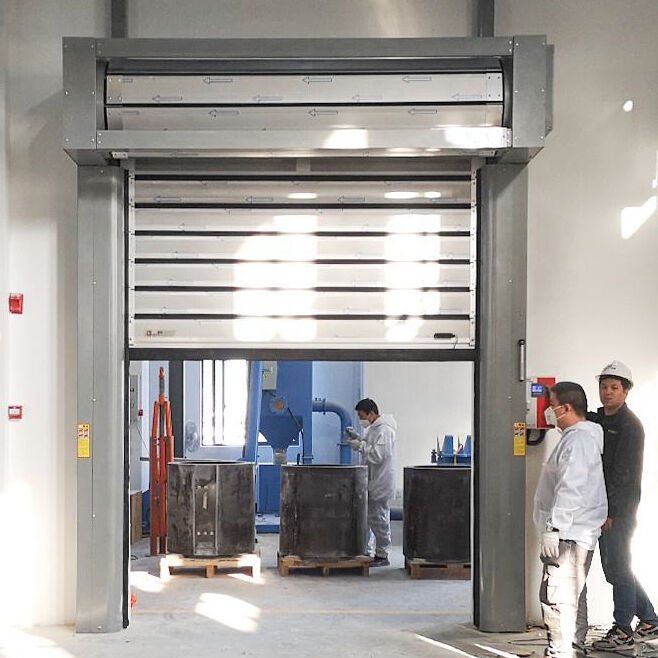 Industrial High Speed Roll Up Doors , Heavy Duty High Speed Spiral Door