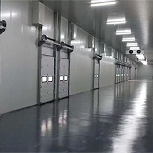 SUS304 Stainless Steel Heavy-Duty Industrial Sectional Overhead Garage Door For Warehouse Commercial Use
