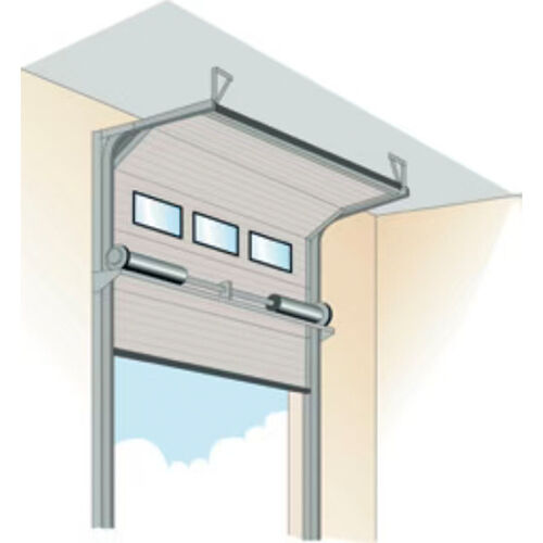 Class-A Fire-Retardant Fire-Rated Industrial Sectional Overhead Door For Industrial Facility Operations