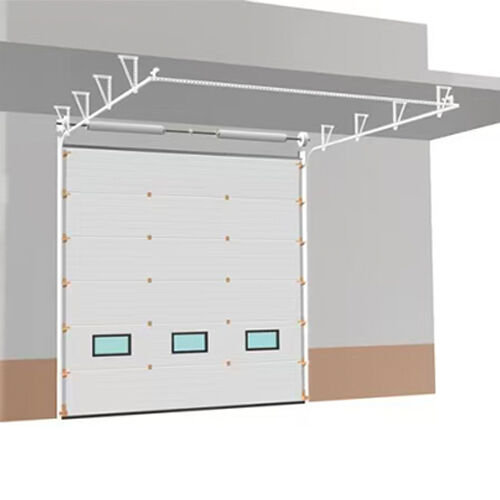 4.5W-mK Heat-Preservation Industrial Sectional Overhead Door For Modern Building Solutions