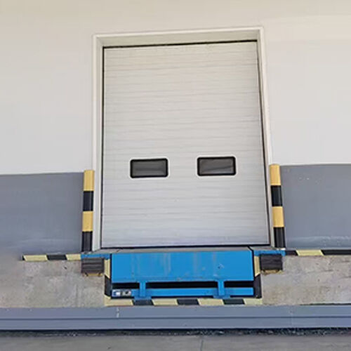 Custom-Color Automatic Vertical-Lift Industrial Sectional Overhead Door For Commercial Retail Facilities