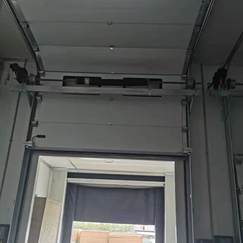24dB Insulated Custom Vertical-Lift Industrial Sectional Overhead Door For Facility Applications