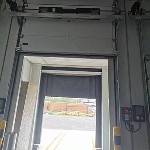 SUS304 Stainless Steel Industrial Sectional Overhead Door For Commercial Vehicle Parking Garages