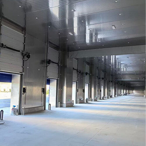 40mm-80mm 24dB Insulated Industrial Sectional Overhead Door For Commercial Vehicle Depots