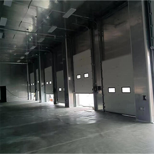 40mm-80mm 24dB Insulated Industrial Sectional Overhead Door For Commercial Vehicle Depots