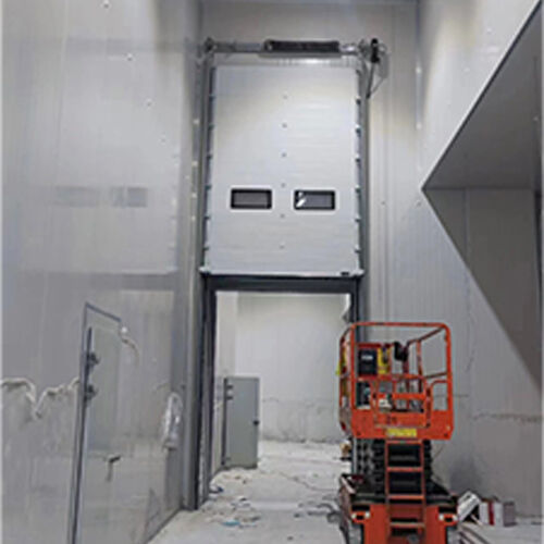 Customized Wide-Opening Industrial Sectional Overhead Door For Automotive Assembly Plant Operations