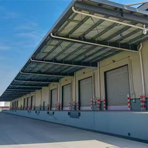 380V 220V Convenient-Operation Industrial Sectional Overhead Door For Vehicle Service Centers