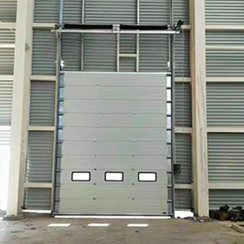 380V 220V Convenient-Operation Industrial Sectional Overhead Door For Vehicle Service Centers