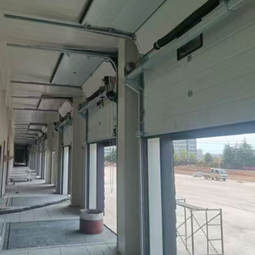 Weather-Sealed Space-Saving Vertical-Lift Industrial Sectional Overhead Door For Truck Terminals