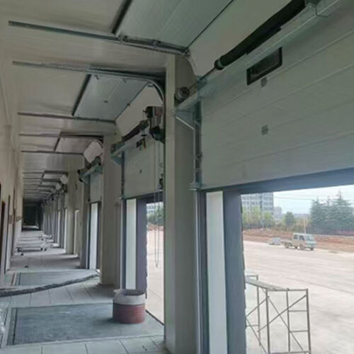 30000-Cycle Torsion Spring Noise-Reducing Industrial Sectional Overhead Door For Inland Container Depots