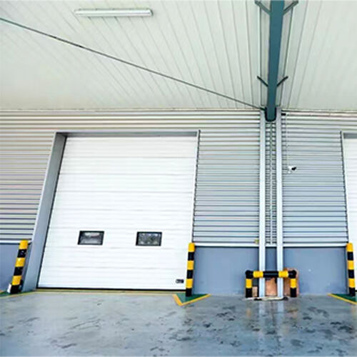 30000-Cycle Torsion Spring Noise-Reducing Industrial Sectional Overhead Door For Inland Container Depots