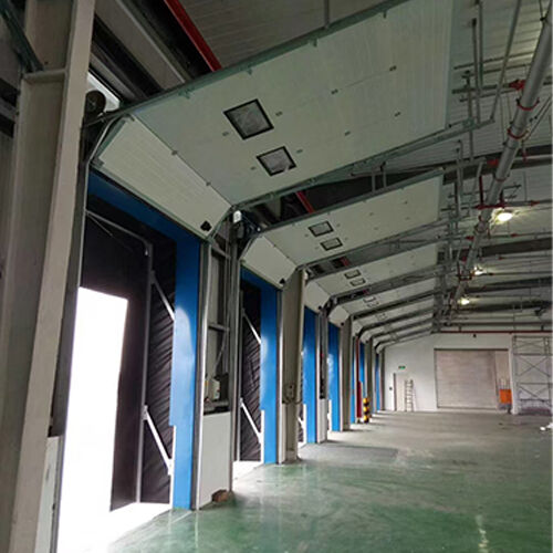 Vision-Panel Easy-Cargo-Handling Industrial Sectional Overhead Door For Airport Cargo Buildings
