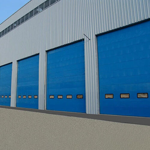 0.2-0.4m/s Compact Industrial Sectional Overhead Door For Chain Store Central Warehouses