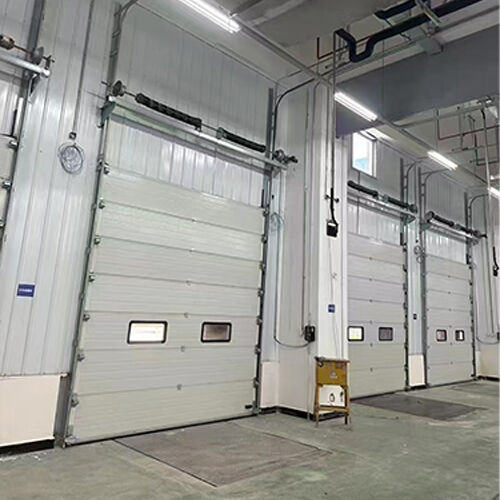 0.2-0.4m/s Compact Industrial Sectional Overhead Door For Chain Store Central Warehouses