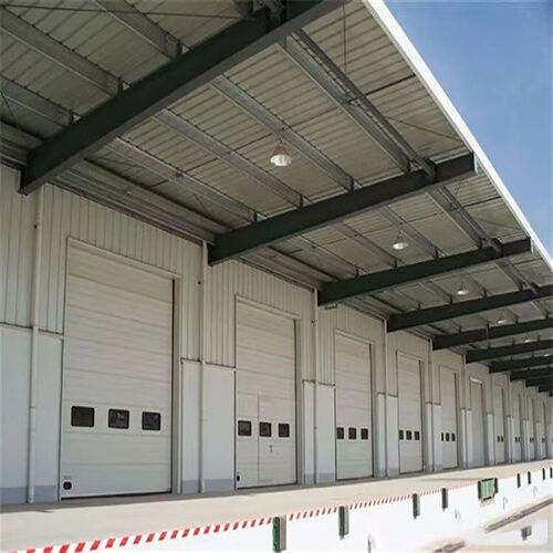 Vertical-Lift Noise-Reducing Industrial Sectional Overhead Door For Logistics Area Operations