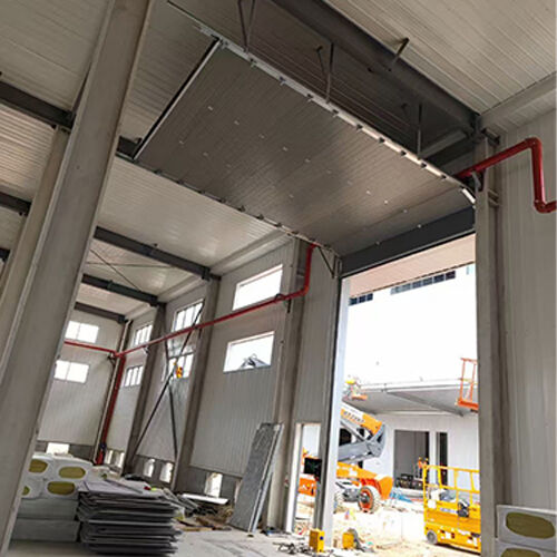 40mm-80mm Vertical-Lift Insulated Industrial Sectional Overhead Door For Technical Service Rooms