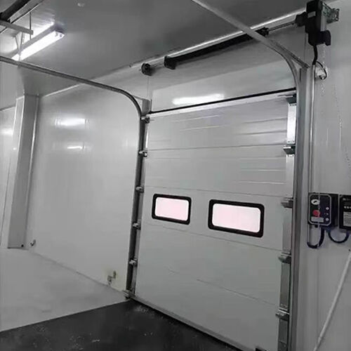380V 220V Safety Industrial Sectional Overhead Door For Internal Facility Traffic Passages