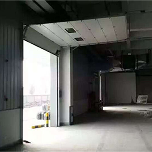 Noise-Reducing Wind-Resistant Custom Industrial Sectional Overhead Door For Facility Main Entrances