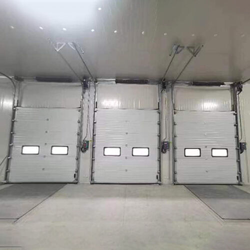 40mm-80mm Industrial Sectional Overhead Garage Door For Industrial Park Zone Access