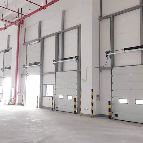 40mm-80mm Industrial Sectional Overhead Garage Door For Industrial Park Zone Access