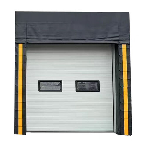 Motorized Anti-Collision Windproof Industrial Sectional Overhead Rolling Door For Facility Access