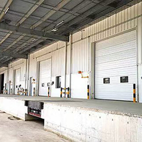 High Strength Steel Sectional Door Industrial Overhead Door For Automotive Parts Factories